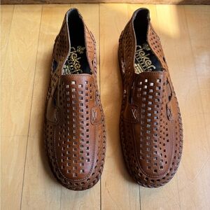 Rieker women’s Brown Huarache Loafers